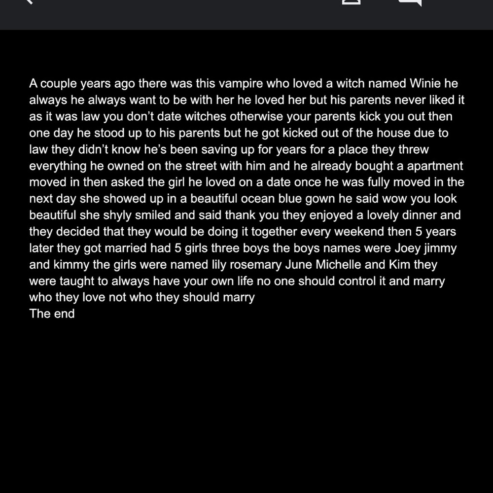 Story I wrote 7
